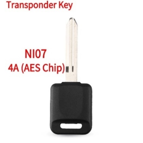 2014-2019 Nissan Rogue - NI07 Transponder Key 4A (AES Chip)(Aftermarket chip/OEM chip )(No logo)